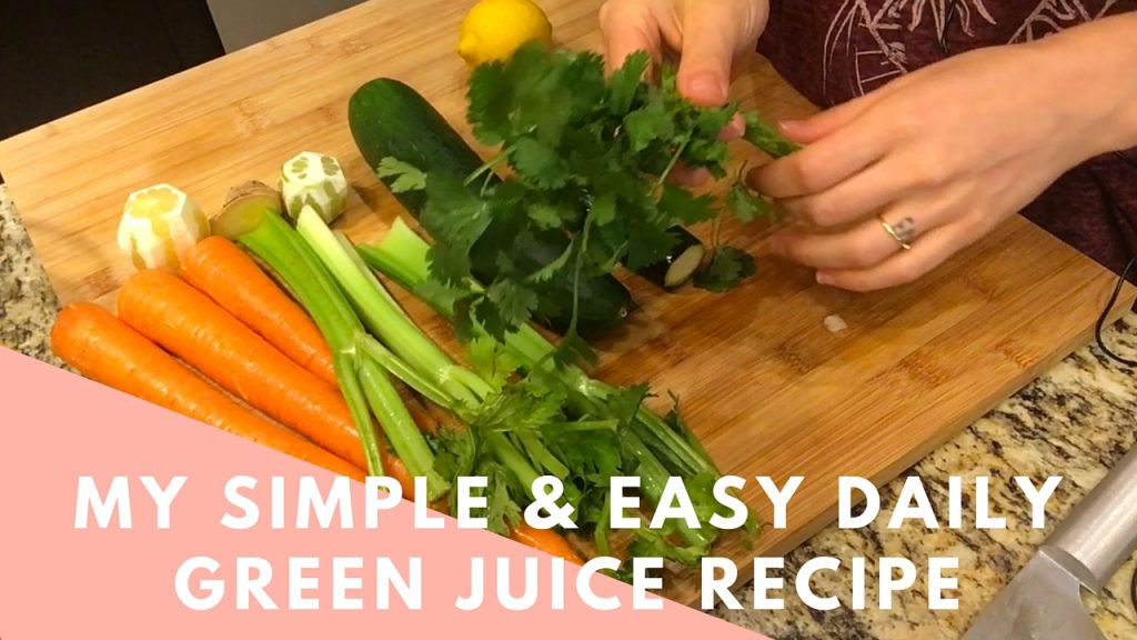 My Simple + Easy GoTo Green Juice Recipe Brittney Carmichael
