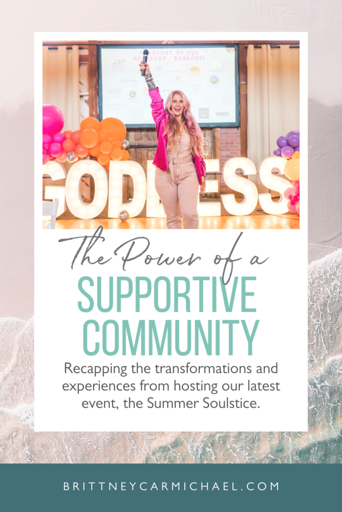 In this episode of The Elevated Life, we're sharing "The Power of a Supportive Community" and recapping the transformations and experiences from hosting our latest event, the Summer Soulstice. If you've ever felt called to join a community event but held back, this episode is for you!