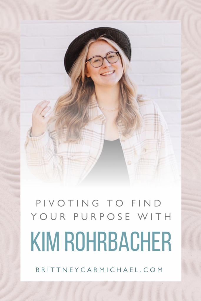 In this episode of The Elevated Life, we're sharing "Pivoting to Find Your Purpose with Kim Rohrbacher" so you can find joy and pursue things in life you genuinely enjoy. If you're looking for guidance during a major life pivot, then this episode is for you!