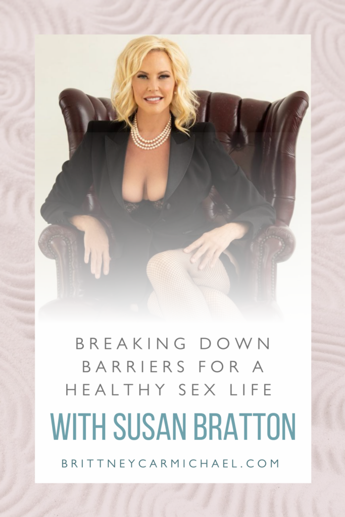 In this episode of The Elevated Life, we're sharing "Breaking Down Barriers for a Healthy Sex Life with Susan Bratton" so you can have a sex life filled with passion, pleasure, and healing. If you desire to prioritize communication, pleasure, and connection in your sex life, then this episode is for you!