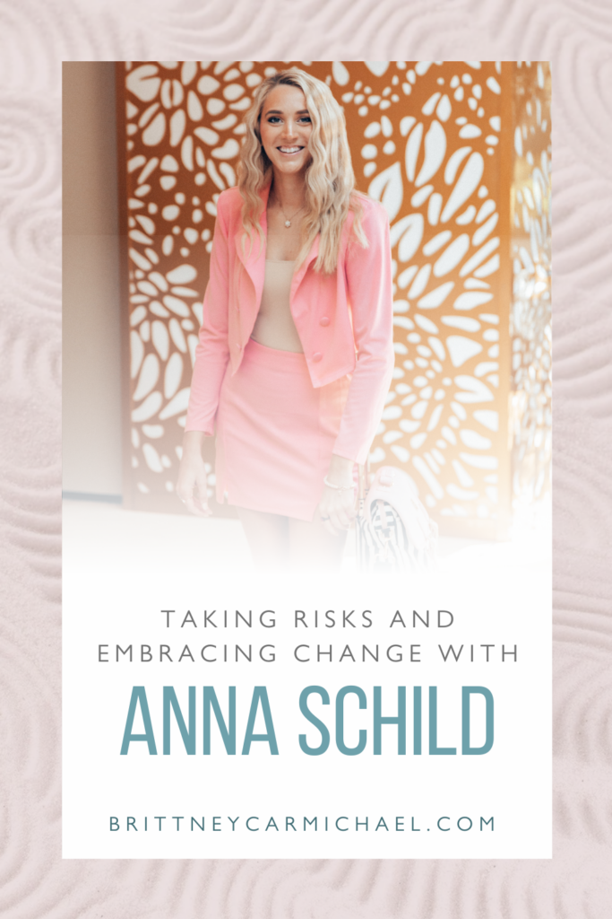 In this episode of The Elevated Life, we're sharing "Taking Risks and Embracing Change with Anna Schild" so you can find the courage and discipline to go after your dreams. If you’ve been contemplating taking a big risk in your life, then this episode is for you!