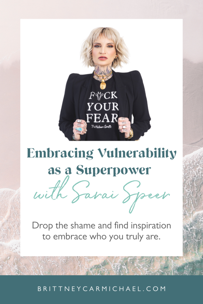 In this episode of The Elevated Life, we're sharing "Embracing Vulnerability as a Superpower with Sarai Speer" so you can drop the shame and find inspiration to embrace who you truly are. If you're looking to find strength and create positive change, this episode is for you!