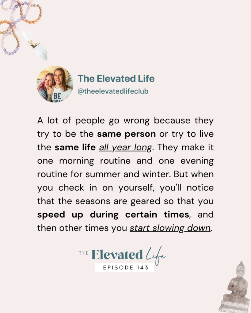 In this episode of The Elevated Life, we're sharing "How to Stay Consistent with Personal Growth Throughout the Year" so you can stay on top of your goals as the seasons change. If you're ready to develop a consistent mindset, press play on this episode now!