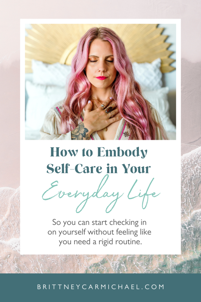 In this episode of The Elevated Life, we're sharing "How to Embody Self-Care in Your Everyday Life" so you can start checking in on yourself without feeling like you need a rigid routine. If you want to make self-care part of your daily life, you cannot miss this episode!