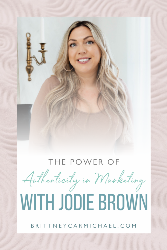 In this episode of The Elevated Life, we're sharing "The Power of Authenticity in Marketing with Jodie Brown" so you can build a career and life you are obsessed with. If you're leveraging the power of social media to build your brand or business, this episode is a MUST listen!