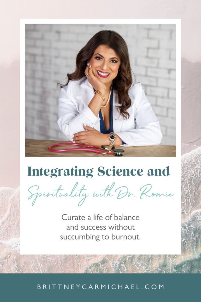 In this episode of The Elevated Life, we're sharing "Integrating Science and Spirituality with Dr. Romie" so you can curate a life of balance and success without succumbing to burnout. If you're open to exploring how blending traditional wisdom with modern practice can lead to a life of fulfillment, this episode is for you!