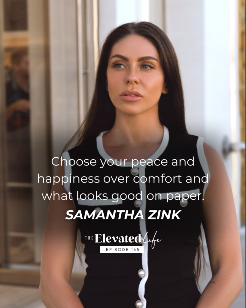 In this episode of The Elevated Life, we're sharing "Creating Impact as a Female Entrepreneur with Samantha Zink" so you can remain authentic in the hustle and bustle of running a thriving business. If you want to know how to create a successful brand while keeping balance in your day-to-day life, then this episode is for you!