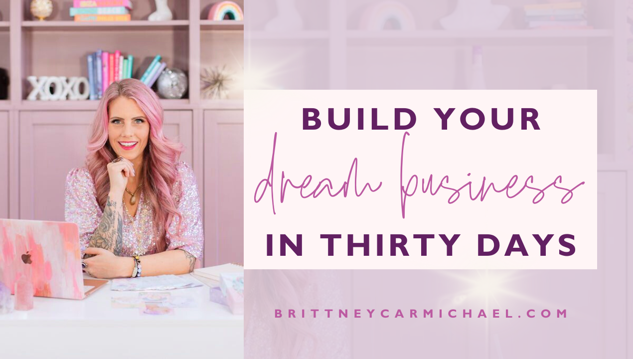 Title: build your dream business in thirty days